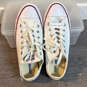 Converse Classic White Canvas Sneakers